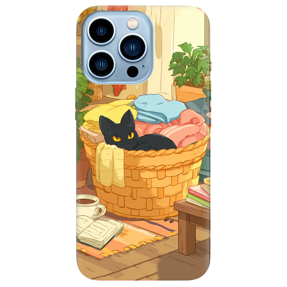 Чехол для Apple iPhone 13 Pro Max Уют в корзине - фото 1 - Чехлы для телефонов