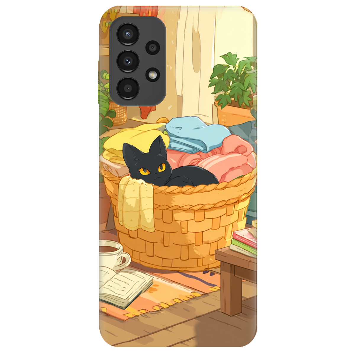 Чохол для Samsung Galaxy A13 4G Затишок у кошику - фото 1 - Чохли для телефонів