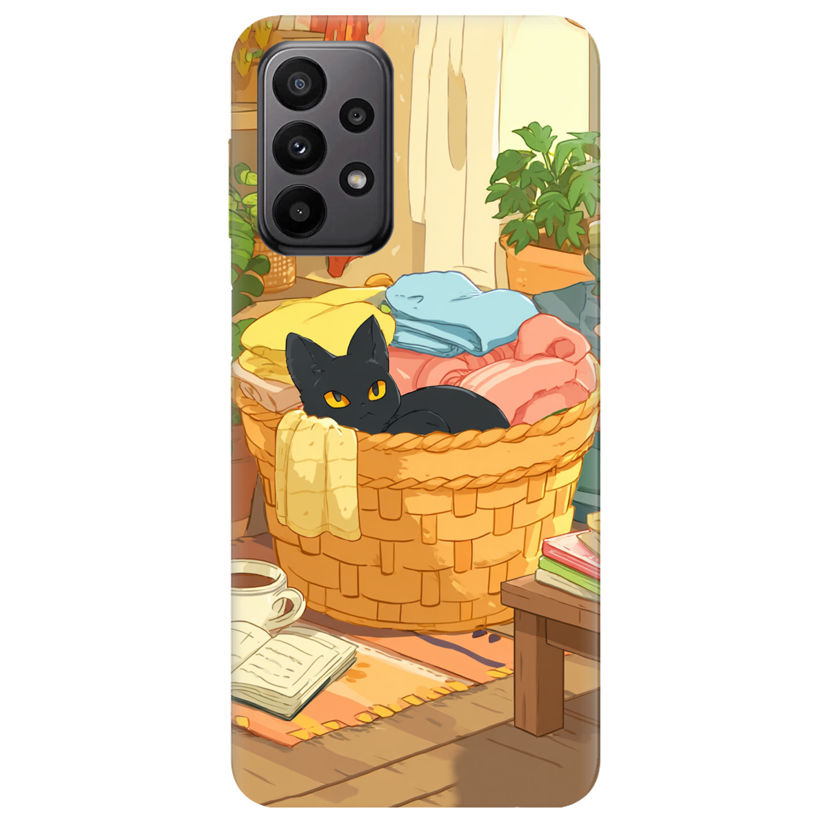 Чохол для Samsung Galaxy A23 4G Затишок у кошику - фото 1 - Чохли для телефонів