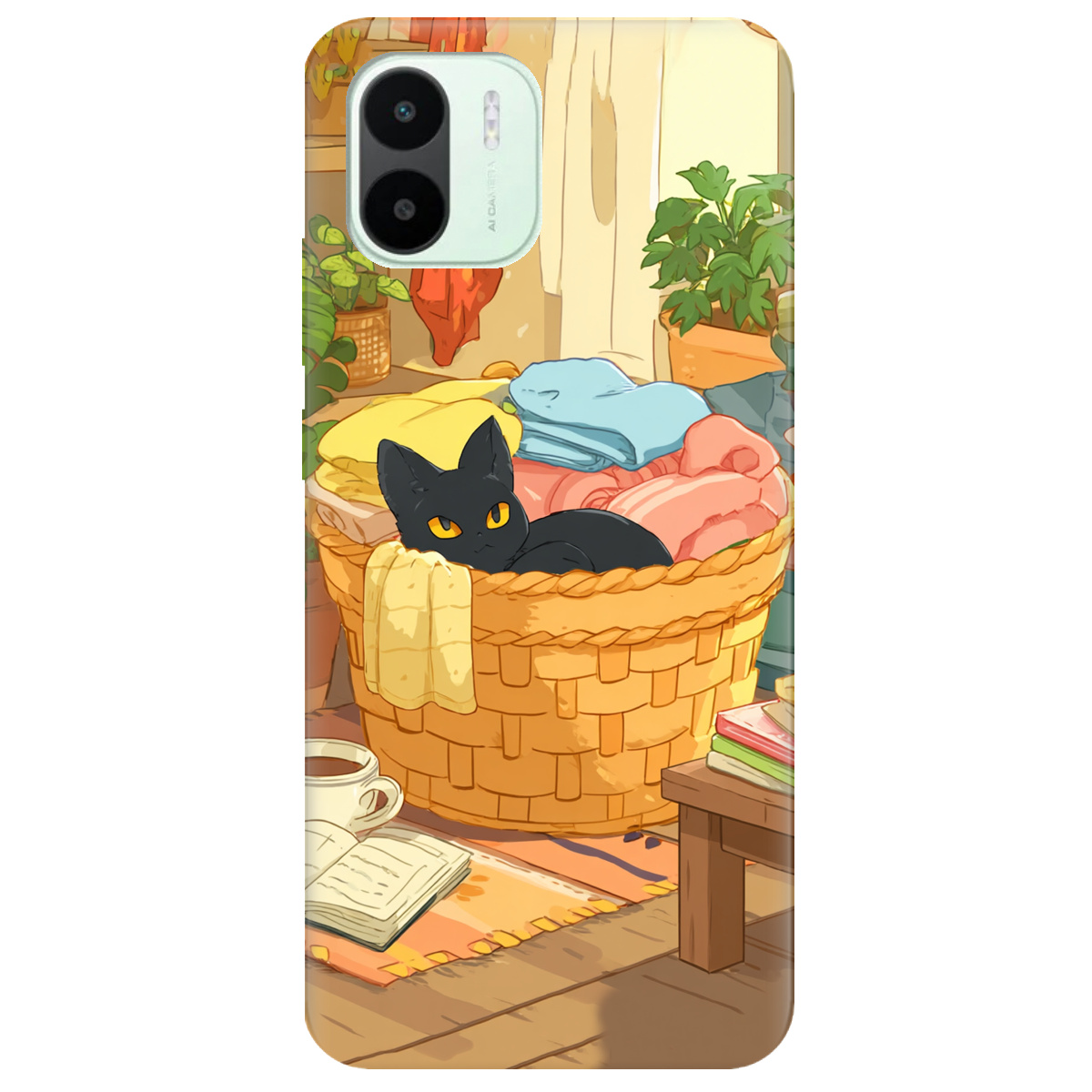 Чохол для Xiaomi Redmi A1 Затишок у кошику - фото 1 - Чохли для телефонів