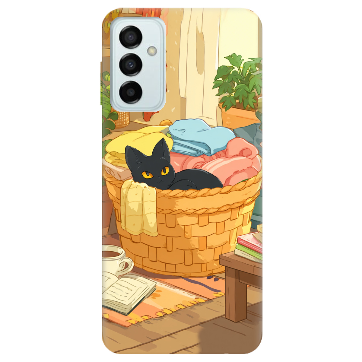 Чехол для Samsung Galaxy M13 4G Уют в корзине - фото 1 - Чехлы для телефонов