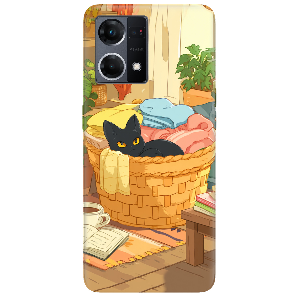 Чохол для Oppo Reno  7 4G Затишок у кошику - фото 1 - Чохли для телефонів