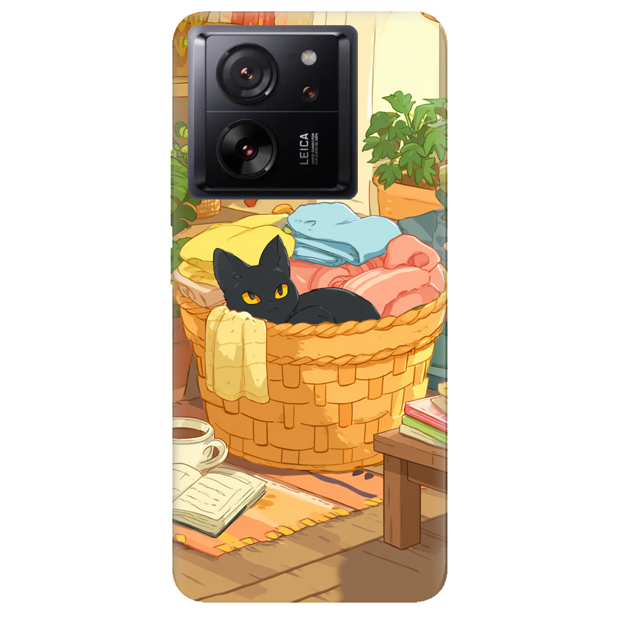 Чехол для Xiaomi 13T Уют в корзине - фото 1 - Чехлы для телефонов