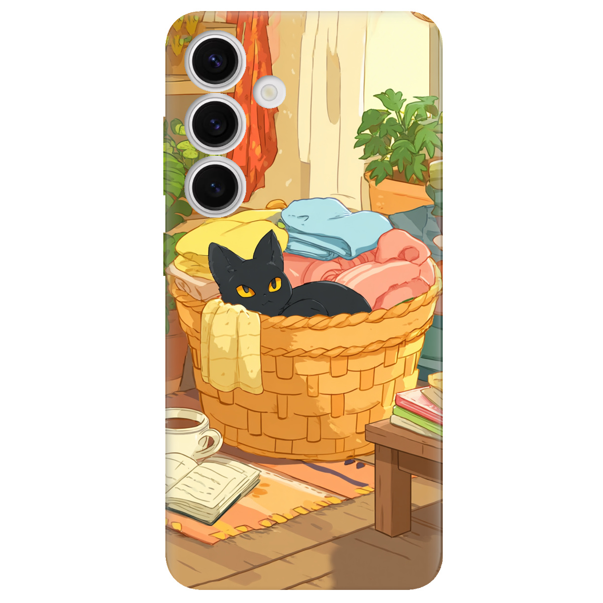 Чохол для Samsung Galaxy S25 Затишок у кошику - фото 1 Чохол для Samsung Galaxy S25 Затишок у кошику - фото 1 - Чохли для телефонів