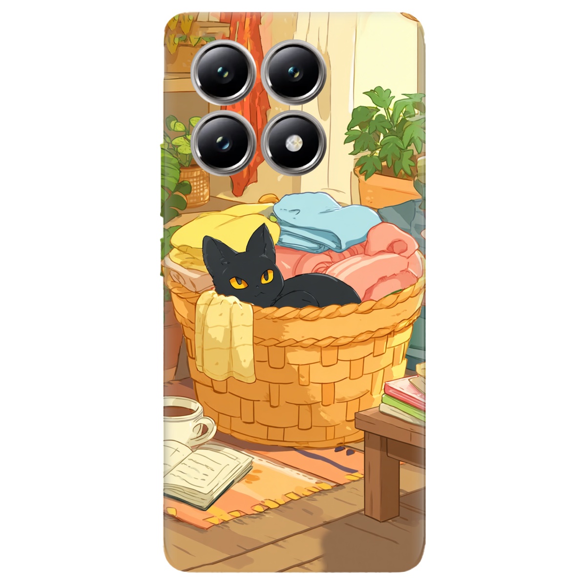 Чехол для Xiaomi 14T Уют в корзине - фото 1 - Чехлы для телефонов