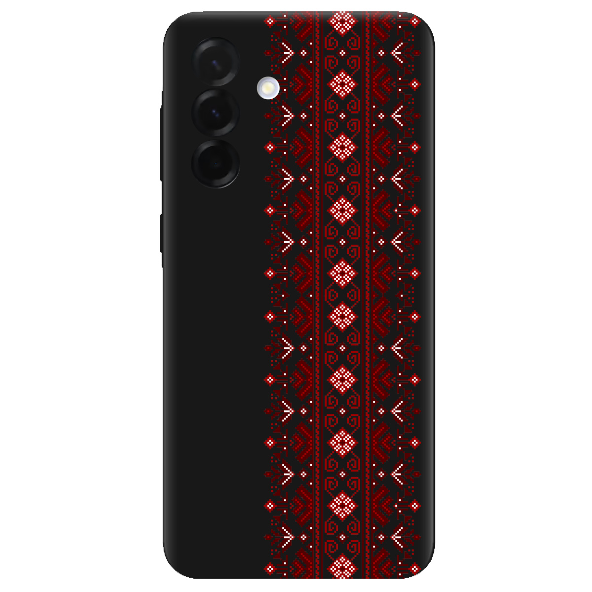 Чехол для Samsung Galaxy A36 черный матовый soft touch Крестики судьбы - фото 1 Чехол для Samsung Galaxy A36 черный матовый soft touch Крестики судьбы - фото 1 - Чехлы для телефонов