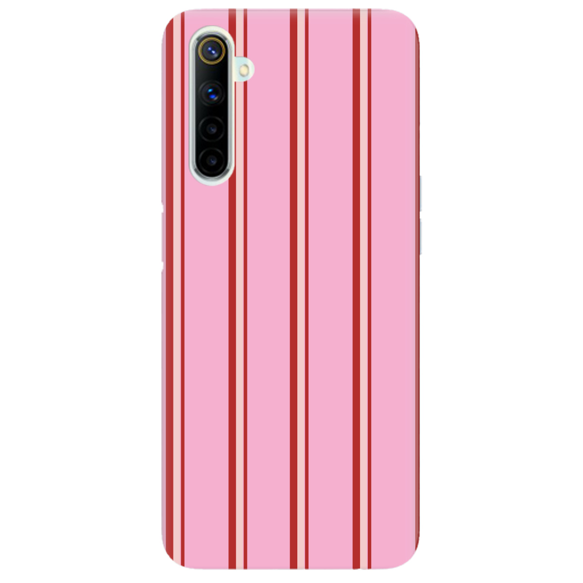 Чехол для Realme 6 Розовые линии - фото 1 - Чехлы для телефонов