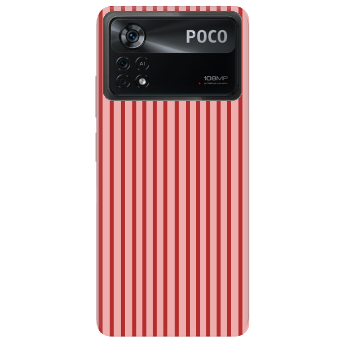 Чохол для Xiaomi Poco X4 Pro 5G Рожева симетрія - фото 1 Чохол для Xiaomi Poco X4 Pro 5G Рожева симетрія - фото 1 - Чохли для телефонів