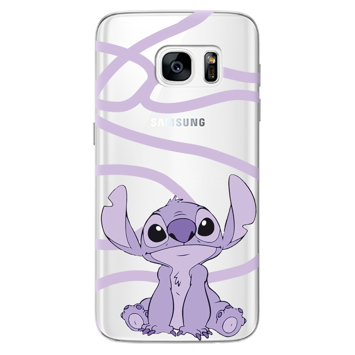 Чехол для Samsung Galaxy S7 Веселый Стич - фото 1 - Чехлы для телефонов