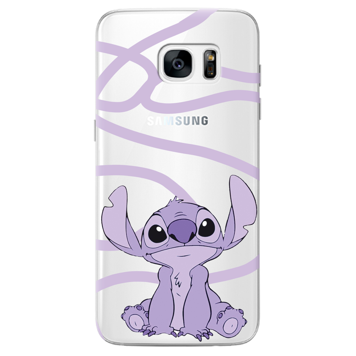Чехол для Samsung Galaxy S7 Edge Веселый Стич - фото 1 - Чехлы для телефонов