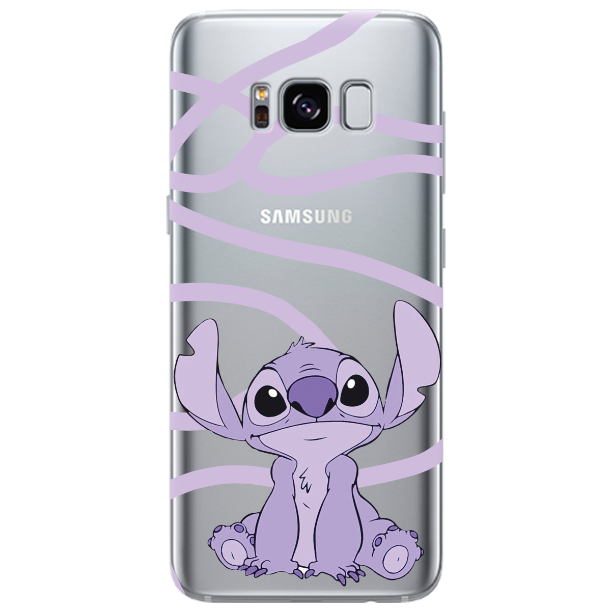 Чехол для Samsung Galaxy S8 Веселый Стич - фото 1 Чехол для Samsung Galaxy S8 Веселый Стич - фото 1 - Чехлы для телефонов