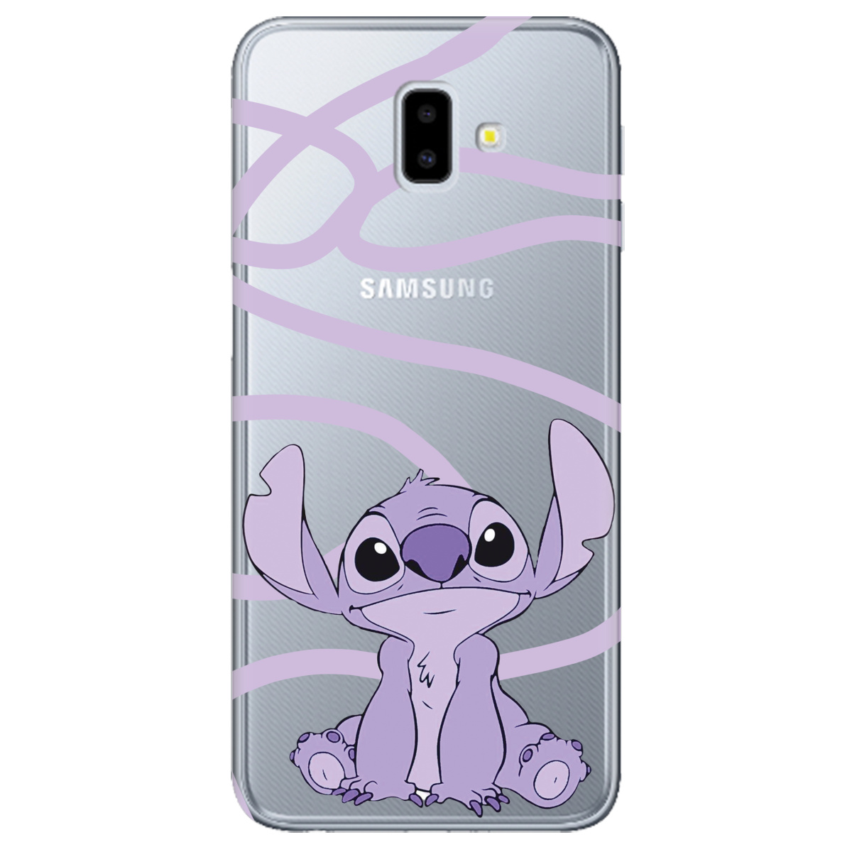 Чехол для Samsung Galaxy J6 Plus 2018 Веселый Стич - фото 1 - Чехлы для телефонов