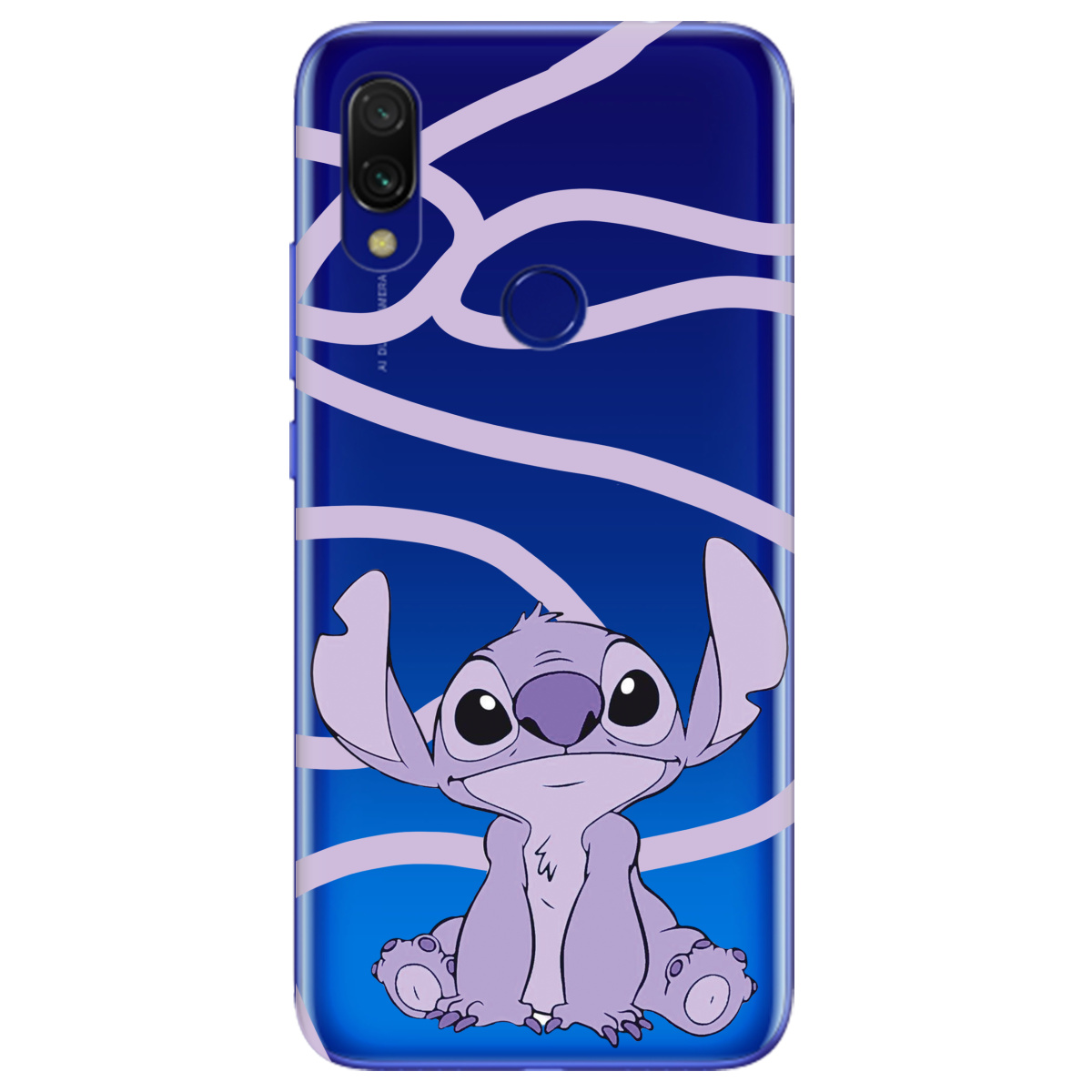 Чехол для Xiaomi Redmi 7 Веселый Стич - фото 1 - Чехлы для телефонов