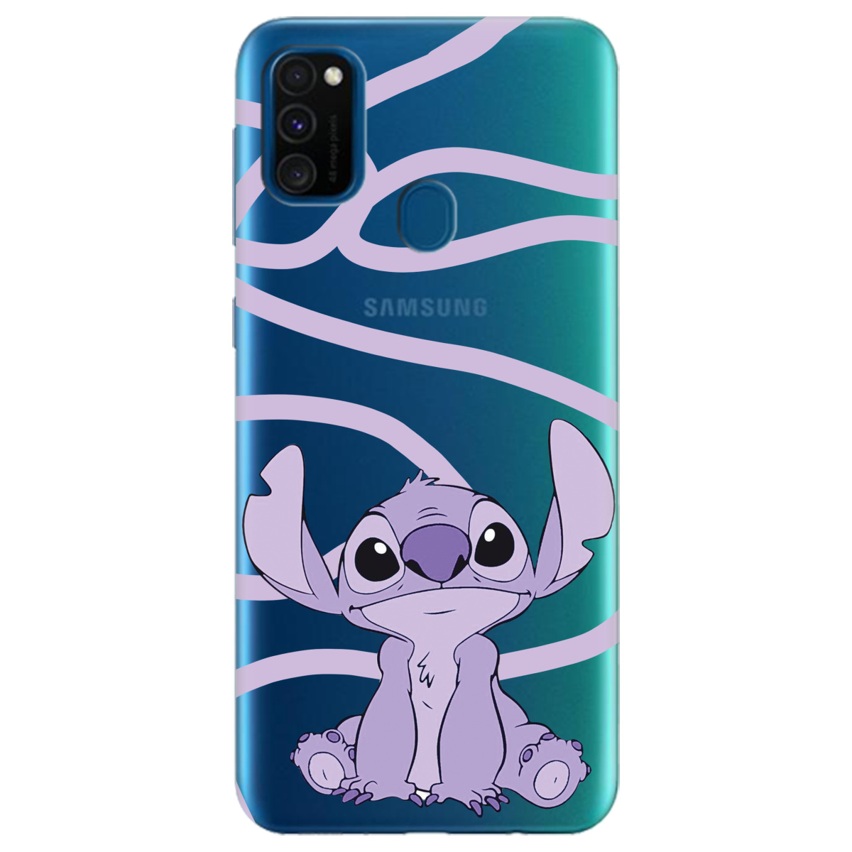 Чехол для Samsung Galaxy M30s Веселый Стич - фото 1 - Чехлы для телефонов