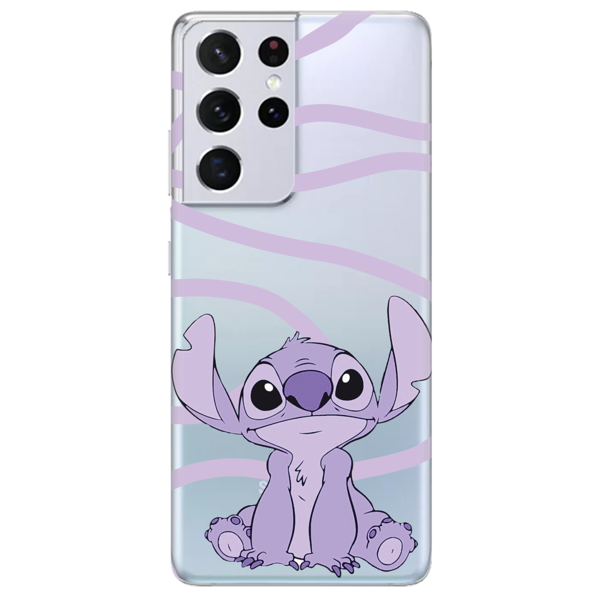 Чехол для Samsung Galaxy S21 Ultra Веселый Стич - фото 1 Чехол для Samsung Galaxy S21 Ultra Веселый Стич - фото 1 - Чехлы для телефонов