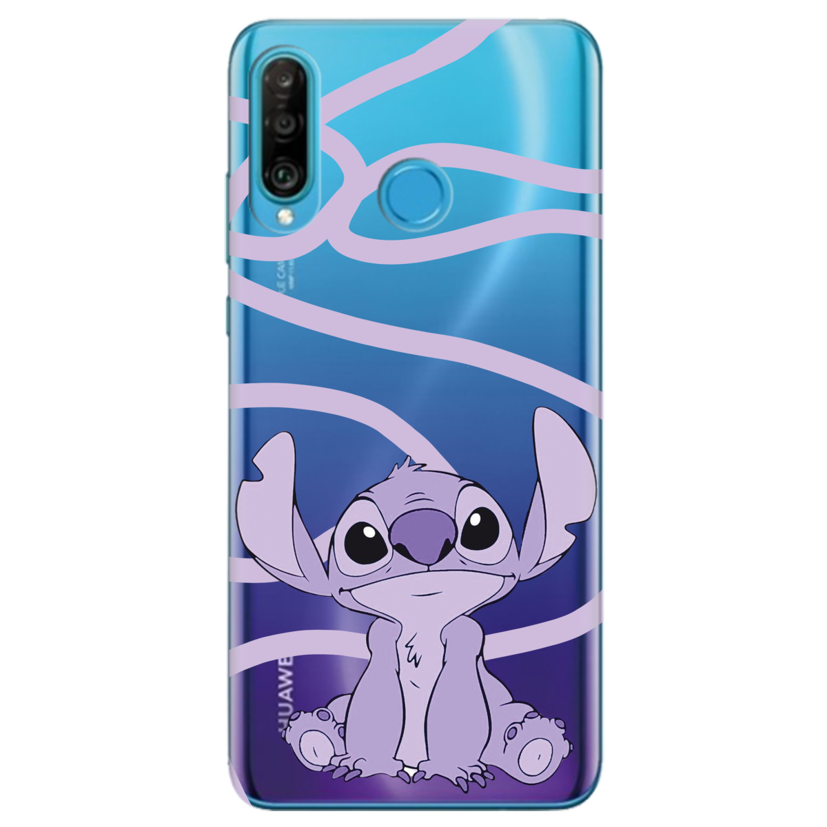 Чохол для Huawei P30 Lite Веселий Стіч - фото 1 - Чохли для телефонів