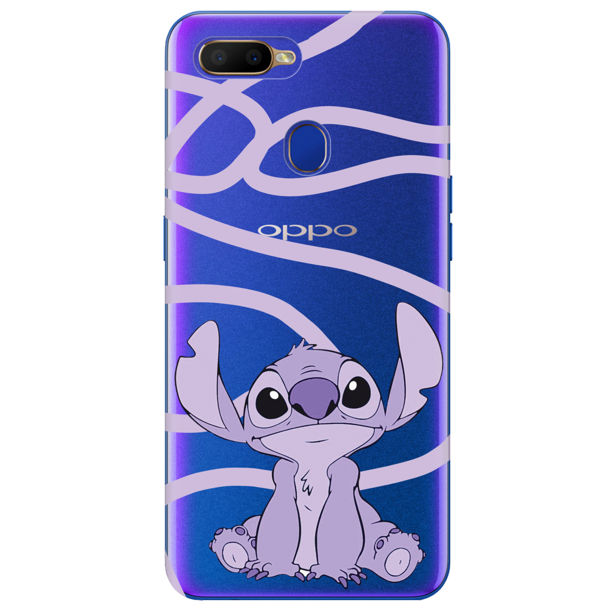 Чехол для Oppo A5s Веселый Стич - фото 1 Чехол для Oppo A5s Веселый Стич - фото 1 - Чехлы для телефонов