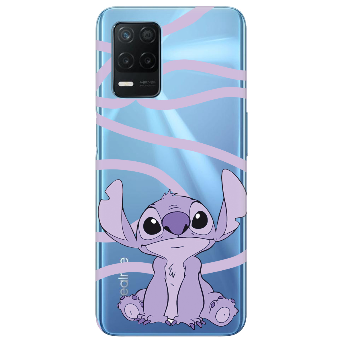 Чехол для Realme 8 4G Веселый Стич - фото 1 - Чехлы для телефонов