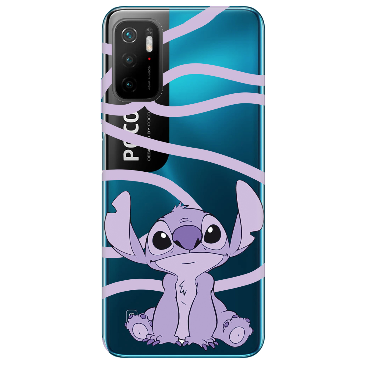 Чохол для Xiaomi Poco M3 Pro Веселий Стіч - фото 1 - Чохли для телефонів