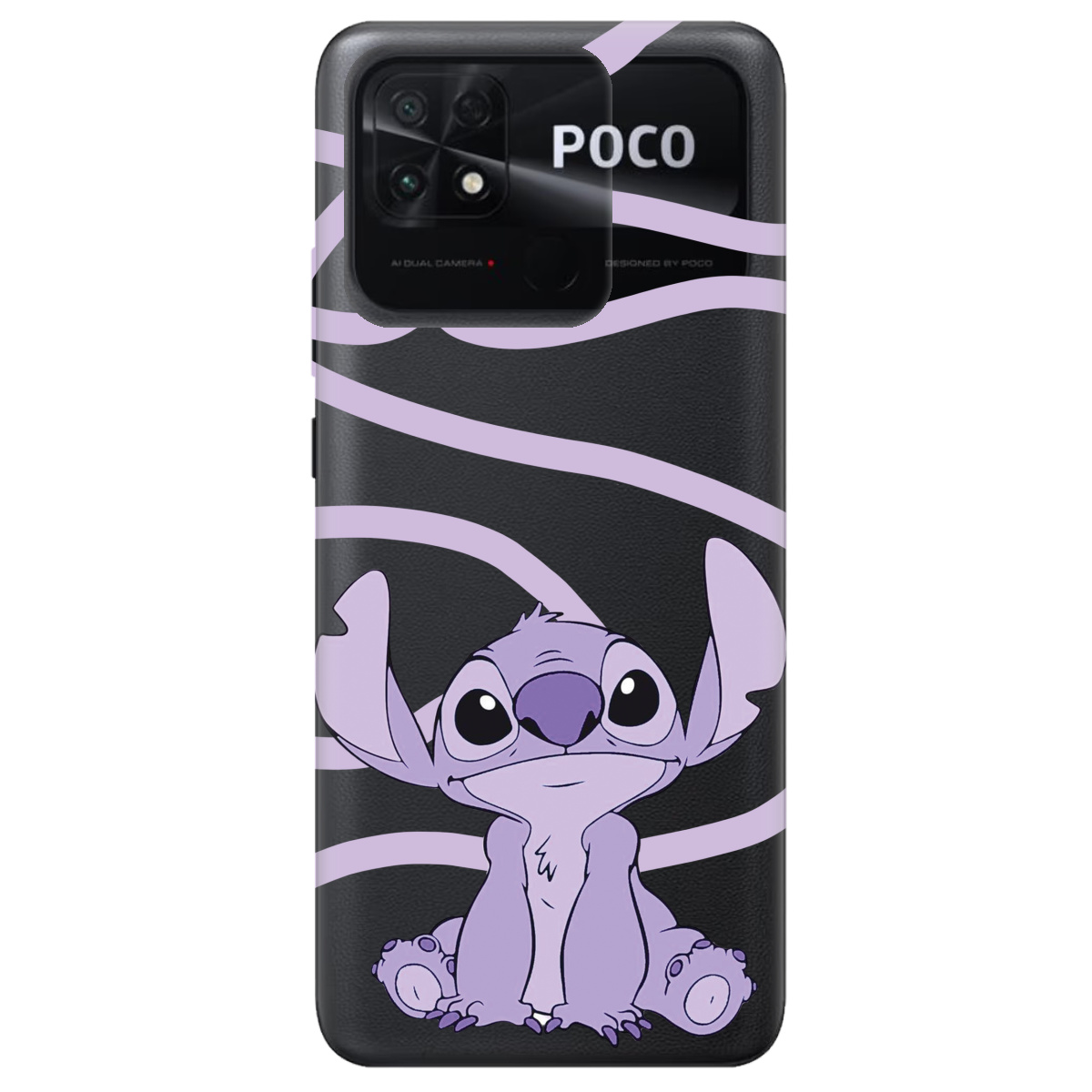 Чехол для Xiaomi Poco C40 Веселый Стич - фото 1 Чехол для Xiaomi Poco C40 Веселый Стич - фото 1 - Чехлы для телефонов