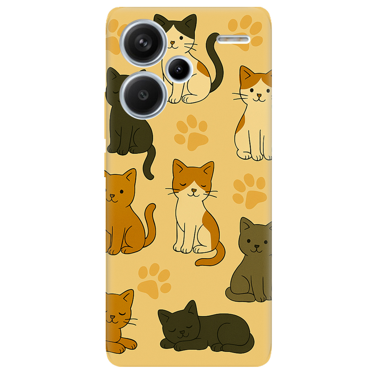 Чохол для Xiaomi Redmi Note 13 Pro + Милі котики - фото 1 - Чохли для телефонів