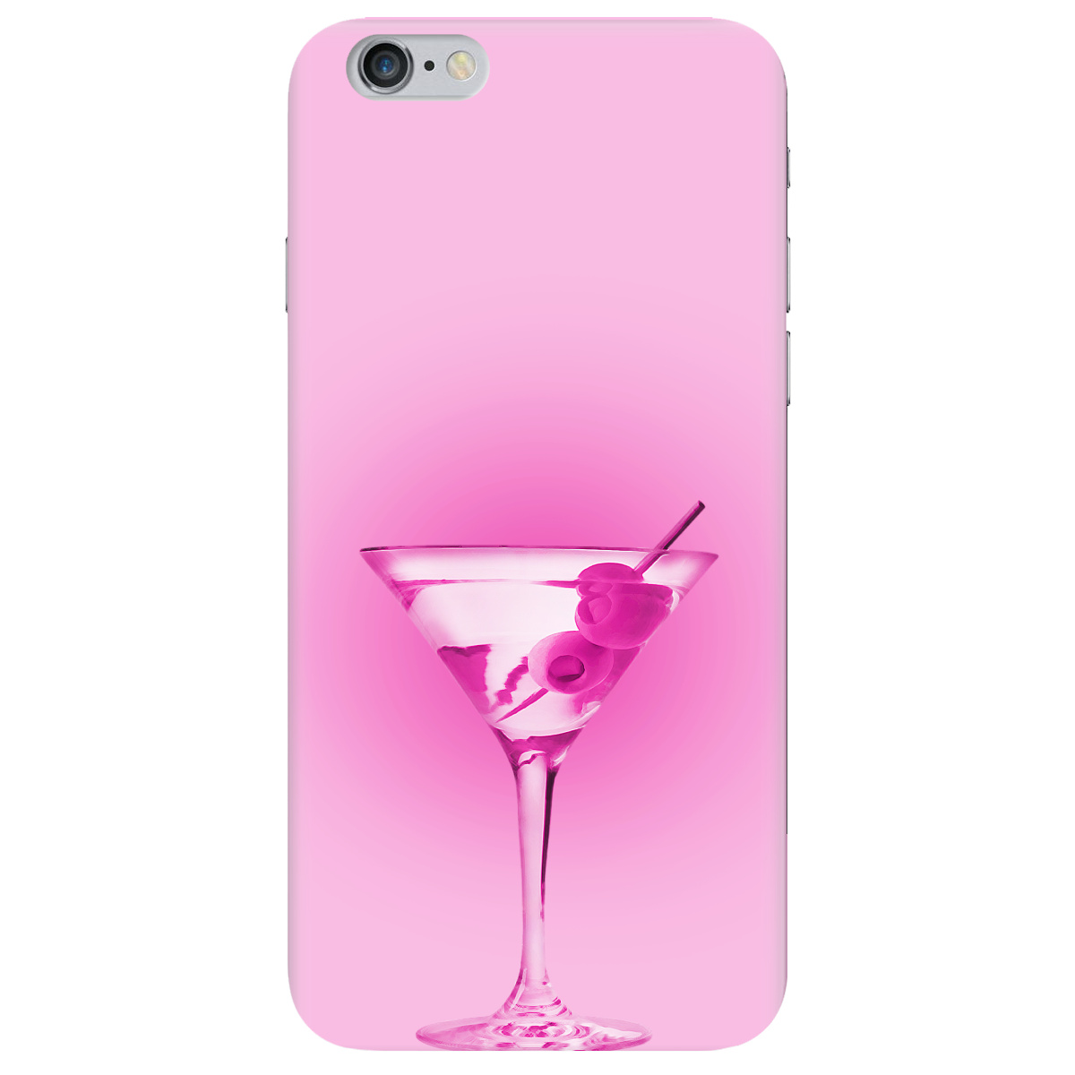 Чохол для Apple iPhone 6/6S Рожеве мартіні - фото 1 - Чохли для телефонів