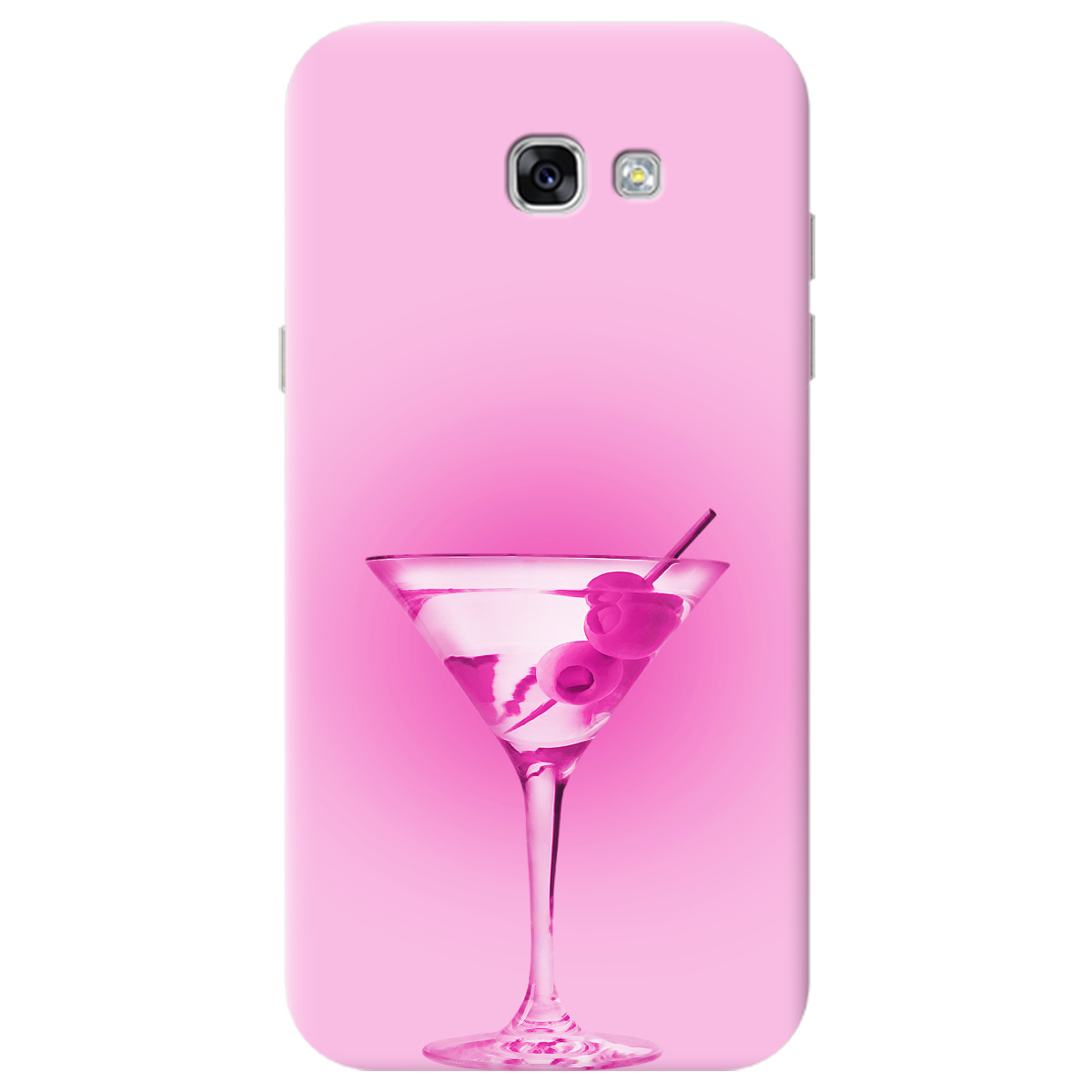 Чохол для Samsung Galaxy A7 2017 Рожеве мартіні - фото 1 - Чохли для телефонів