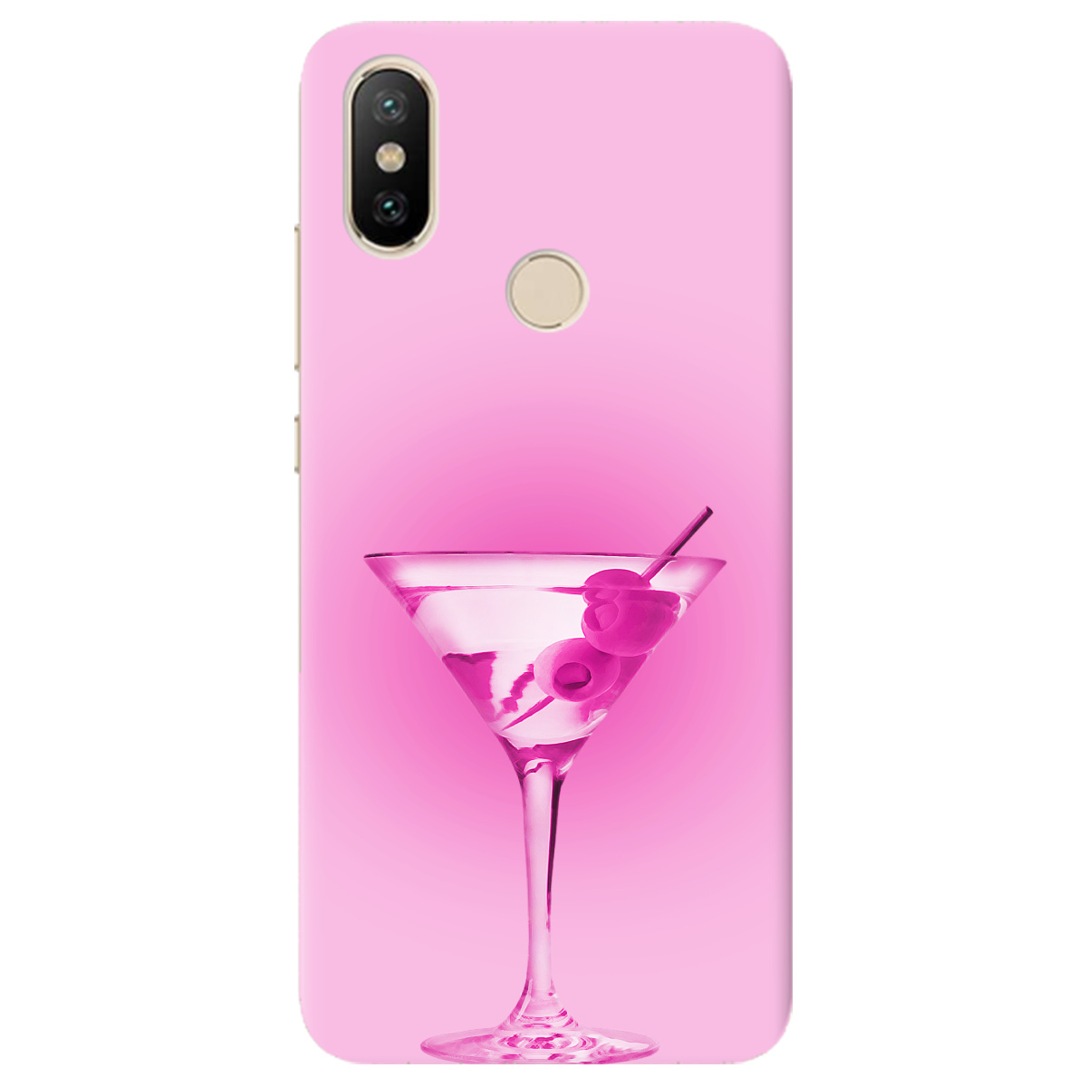 Чехол для Xiaomi Mi A2 Mi 6X Розовое мартини - фото 1 - Чехлы для телефонов