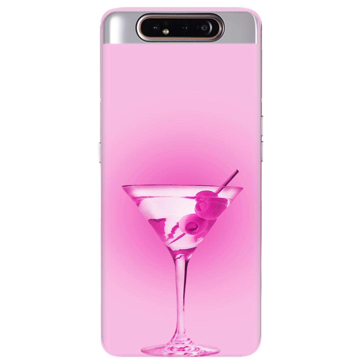 Чохол для Samsung Galaxy A80 Рожеве мартіні - фото 1 - Чохли для телефонів