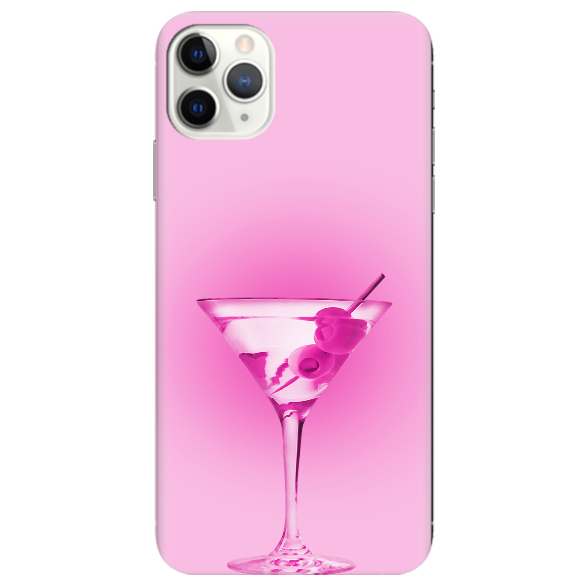 Чохол для Apple iPhone 11 Pro Max Рожеве мартіні - фото 1 - Чохли для телефонів