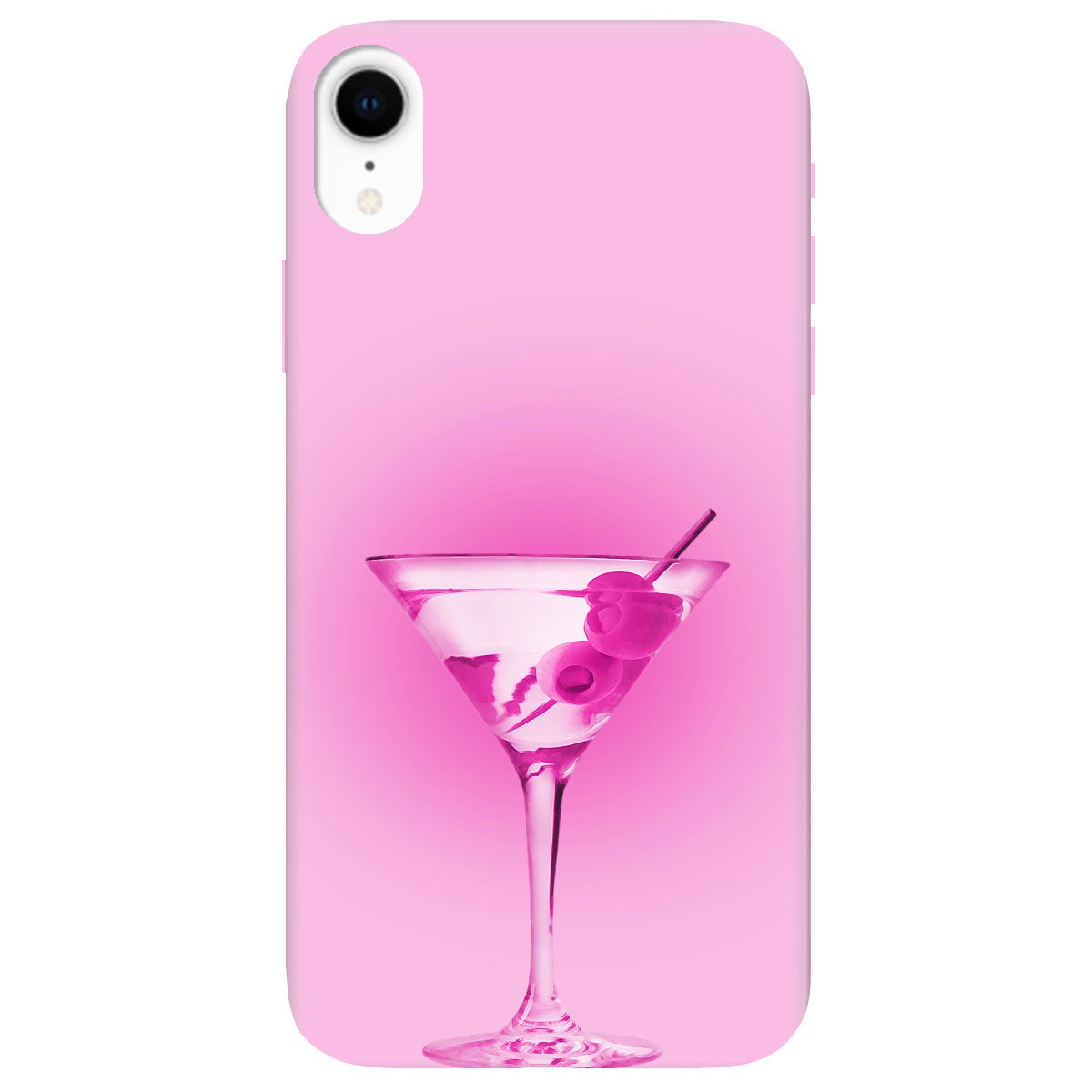 Чехол для Apple iPhone XR Розовое мартини - фото 1 - Чехлы для телефонов