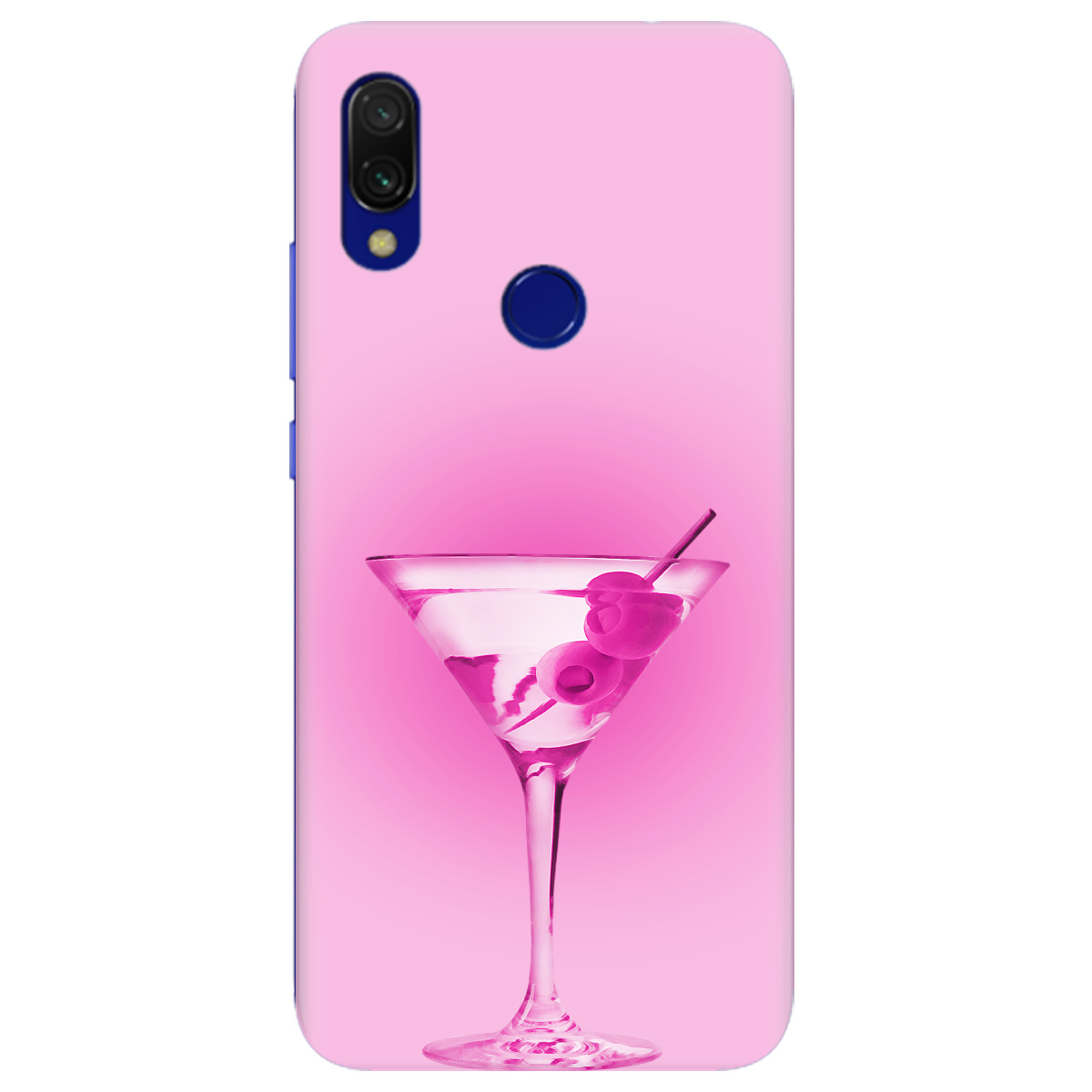 Чохол для Xiaomi Redmi Note 7/7Pro Рожеве мартіні - фото 1 Чохол для Xiaomi Redmi Note 7/7Pro Рожеве мартіні - фото 1 - Чохли для телефонів