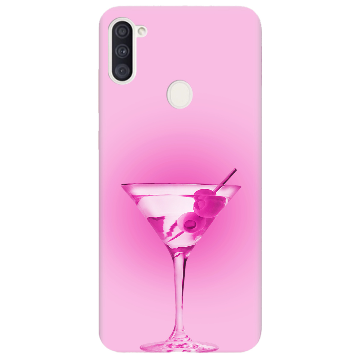 Чохол для Samsung Galaxy M11 Рожеве мартіні - фото 1 - Чохли для телефонів