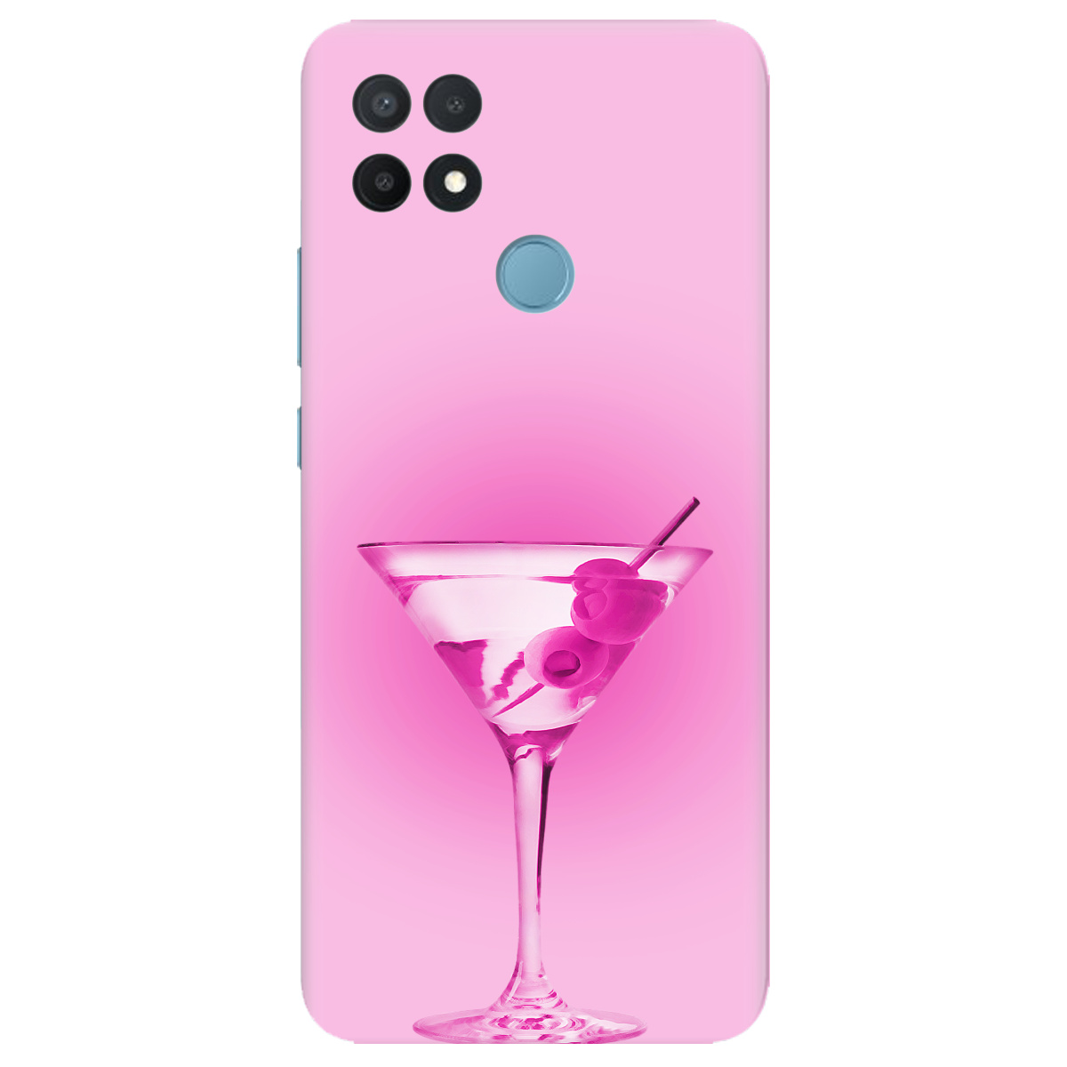 Чехол для Oppo A15s/ A15 Розовое мартини - фото 1 - Чехлы для телефонов