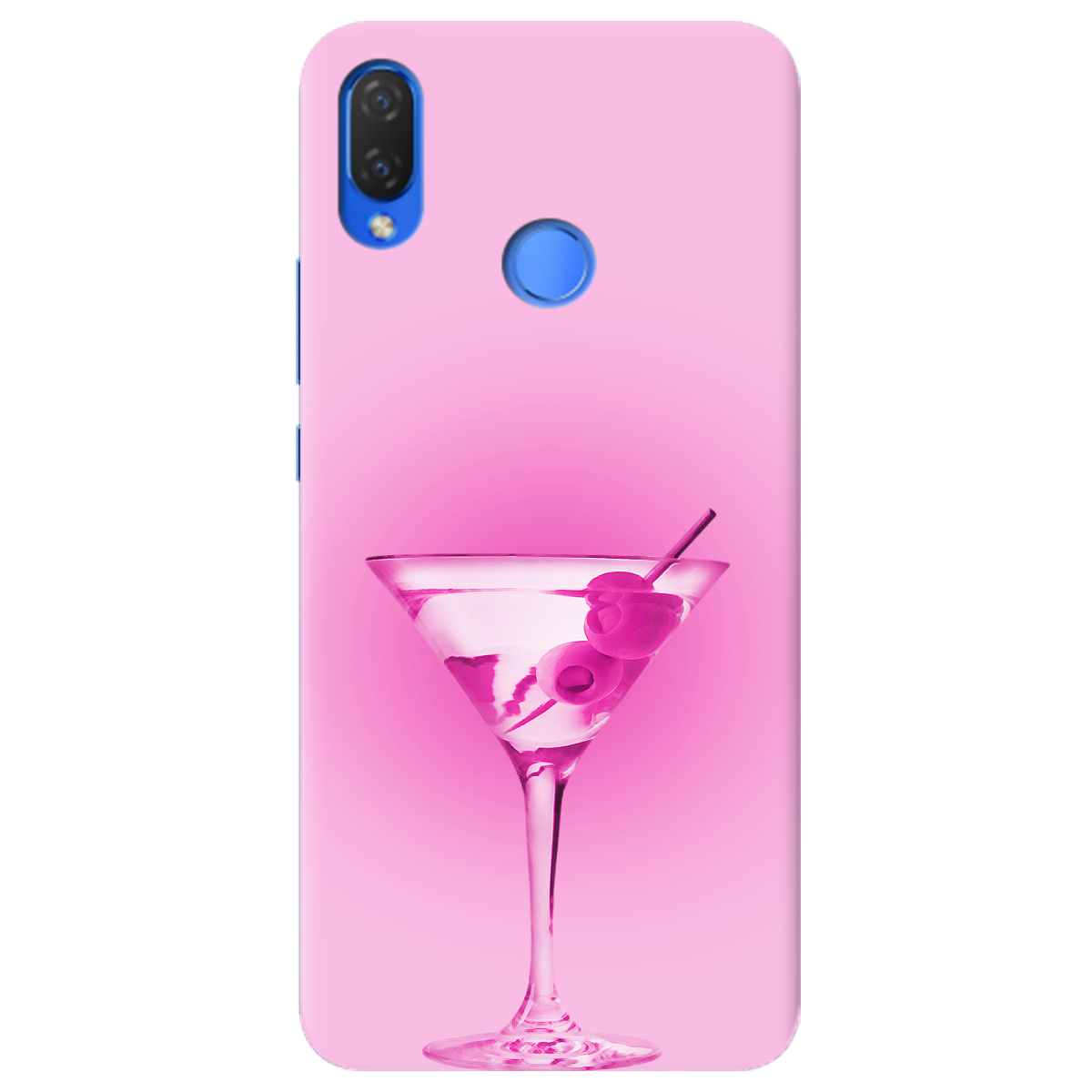 Чохол для Huawei P Smart Plus Рожеве мартіні - фото 1 - Чохли для телефонів