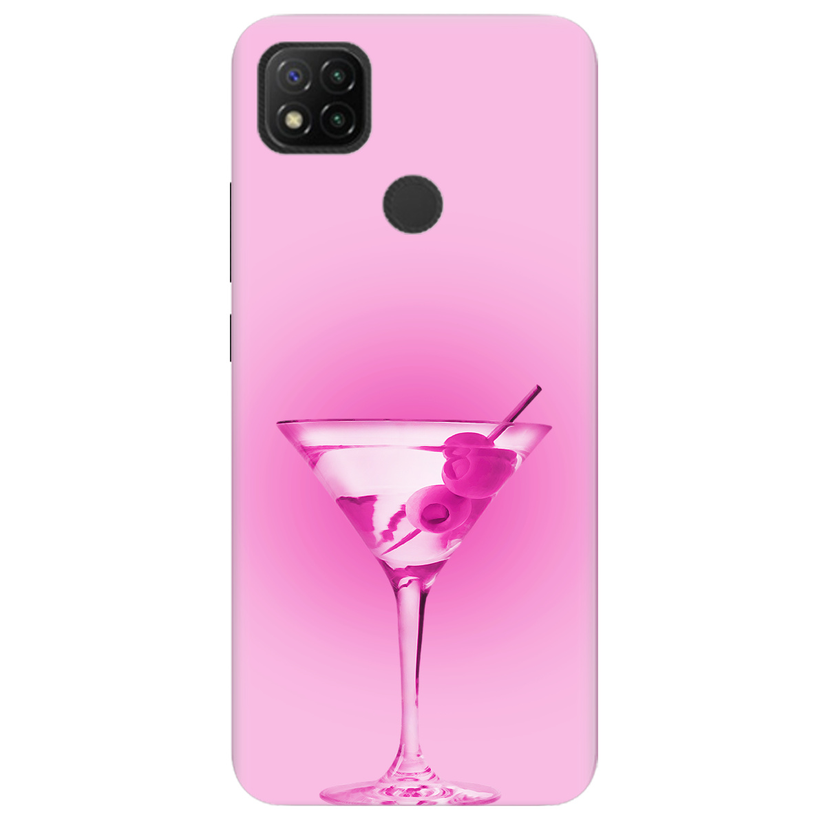 Чехол для Xiaomi Redmi 10A Розовое мартини - фото 1 - Чехлы для телефонов