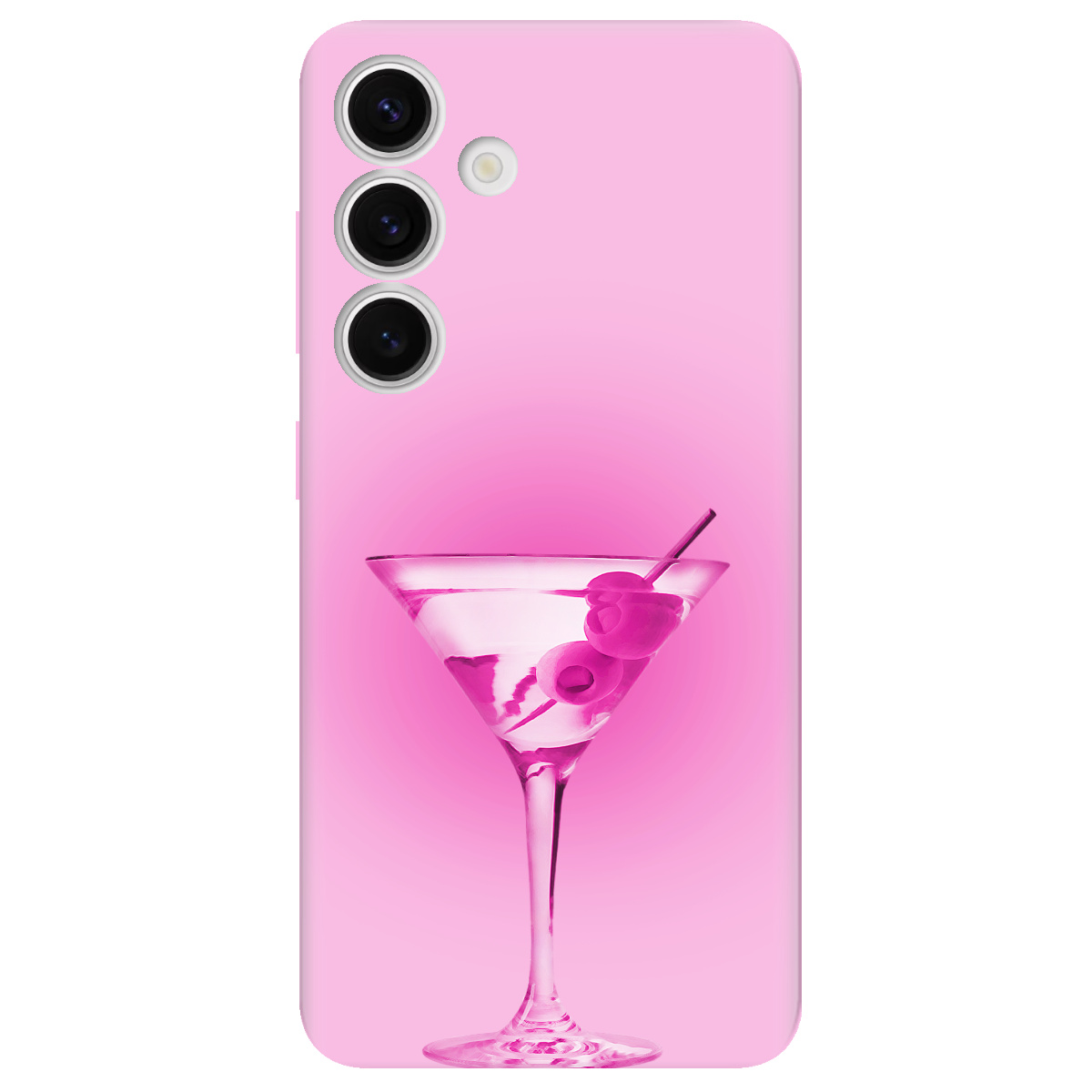 Чехол для Samsung Galaxy S24 Розовое мартини - фото 1 - Чехлы для телефонов