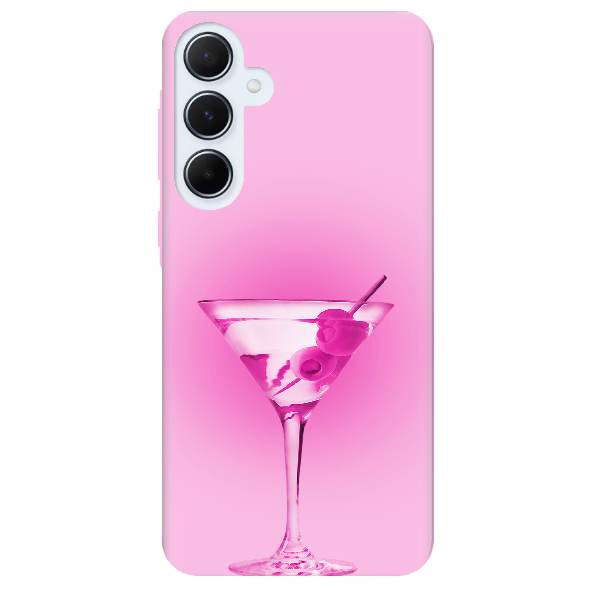 Чохол для Samsung Galaxy A55 Рожеве мартіні - фото 1 - Чохли для телефонів