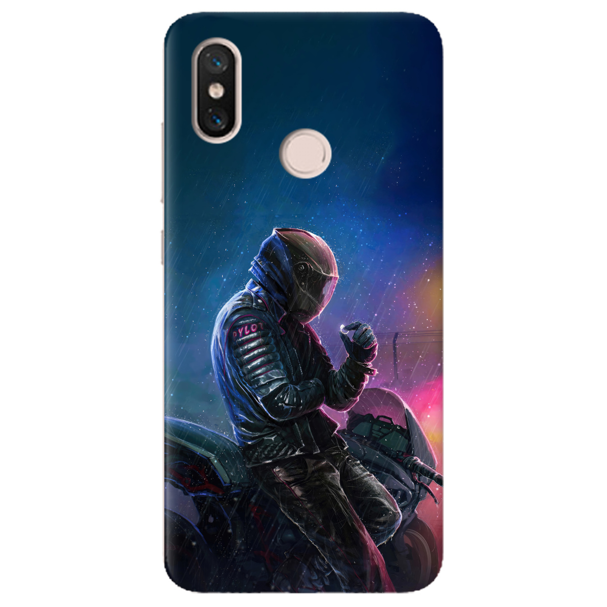 Чехол для Xiaomi Mi 8 Душа байкера - фото 1 - Чехлы для телефонов