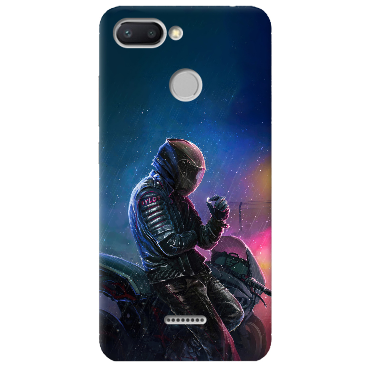 Чохол для Xiaomi Redmi 6 Душа байкера - фото 1 - Чохли для телефонів