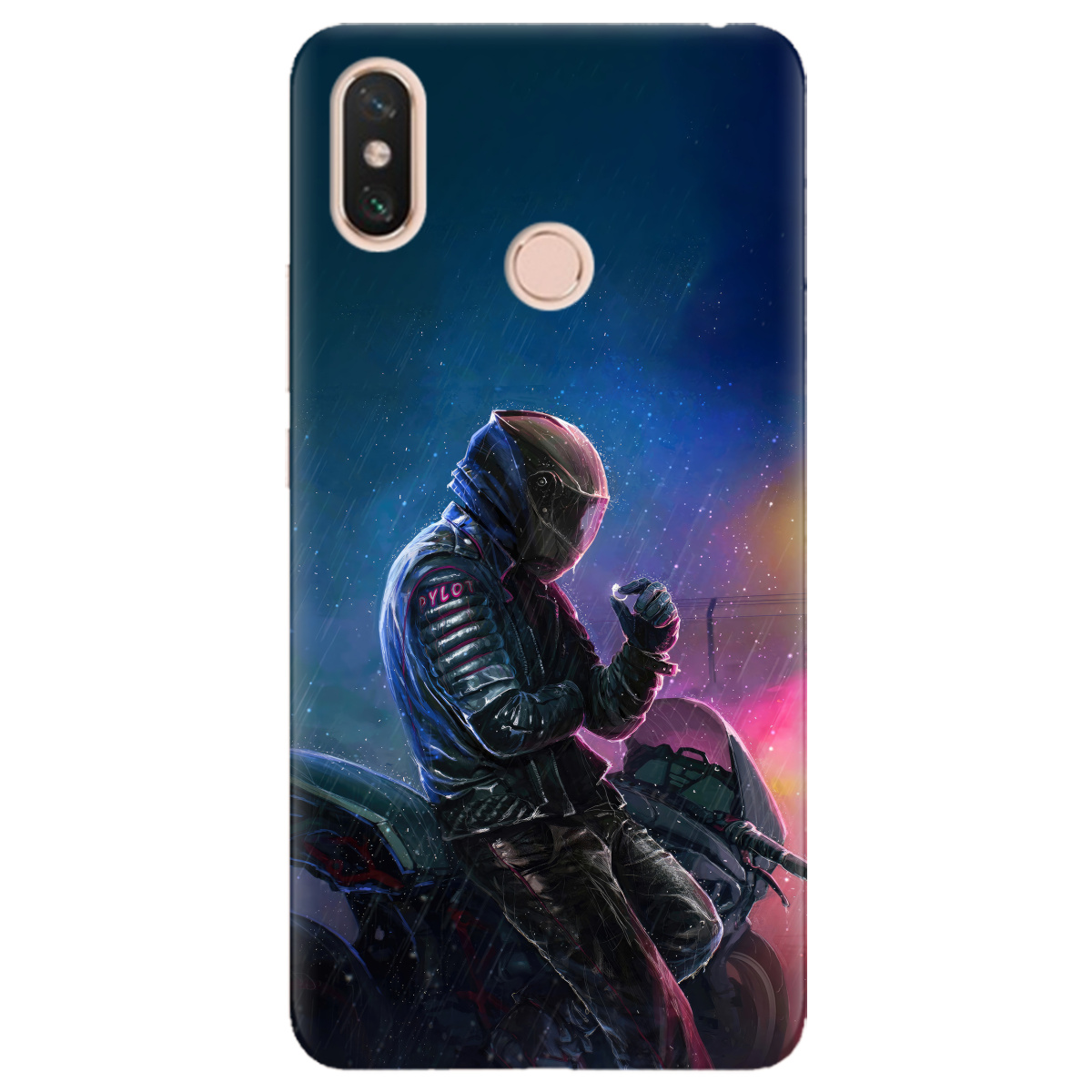 Чехол для Xiaomi Mi Max 3 Душа байкера - фото 1 - Чехлы для телефонов