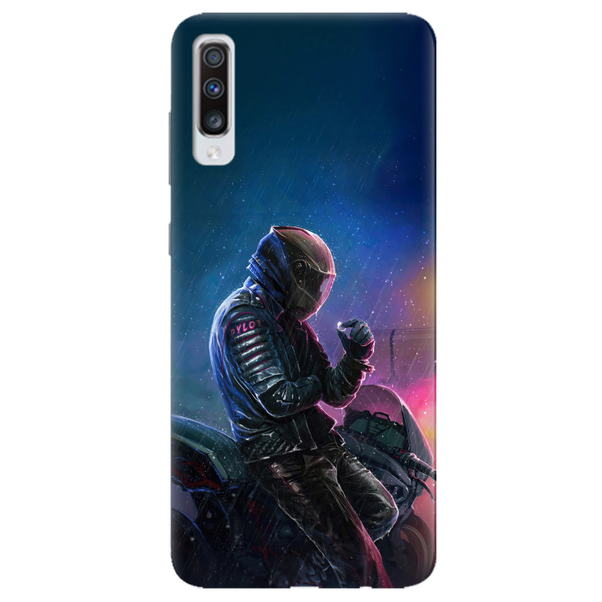 Чехол для Samsung Galaxy A70 Душа байкера - фото 1 - Чехлы для телефонов