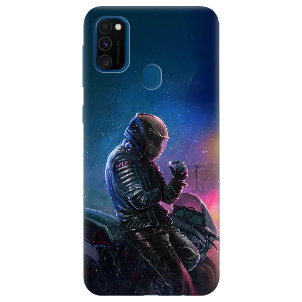 Чохол для Samsung Galaxy M30s Душа байкера - фото 1 - Чохли для телефонів