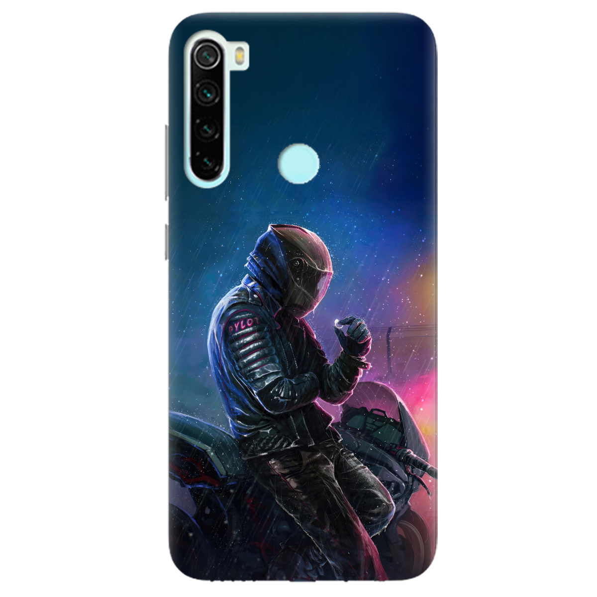 Чехол для Xiaomi Redmi Note 8 Душа байкера - фото 1 - Чехлы для телефонов