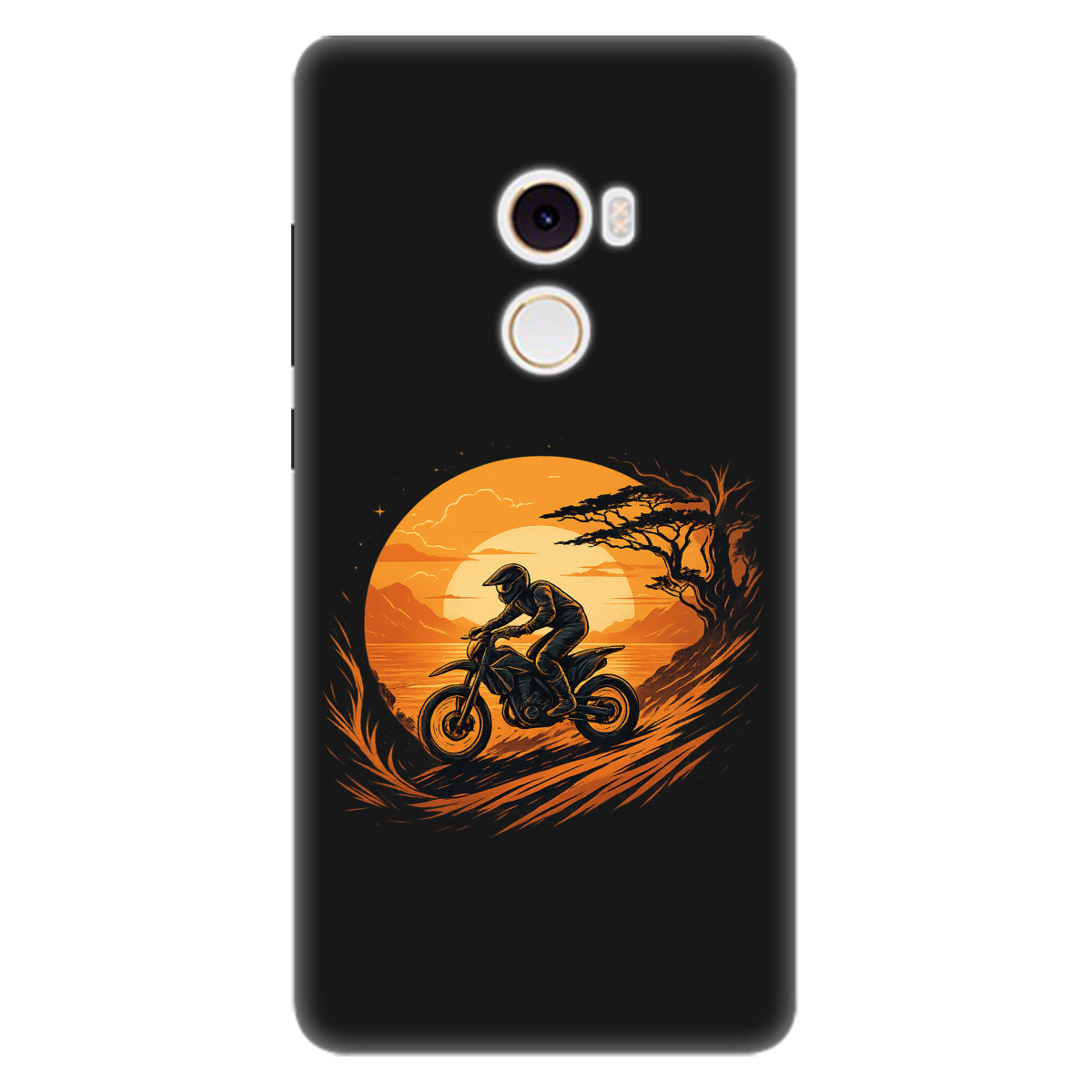 Чохол для Xiaomi Mi Mix 2 чорний матовий soft touch БайкШлях - фото 1 Чохол для Xiaomi Mi Mix 2 чорний матовий soft touch БайкШлях - фото 1 - Чохли для телефонів