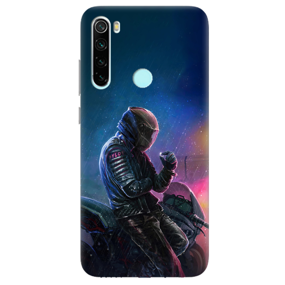 Чохол для Xiaomi Redmi Note 8T Душа байкера - фото 1 - Чохли для телефонів