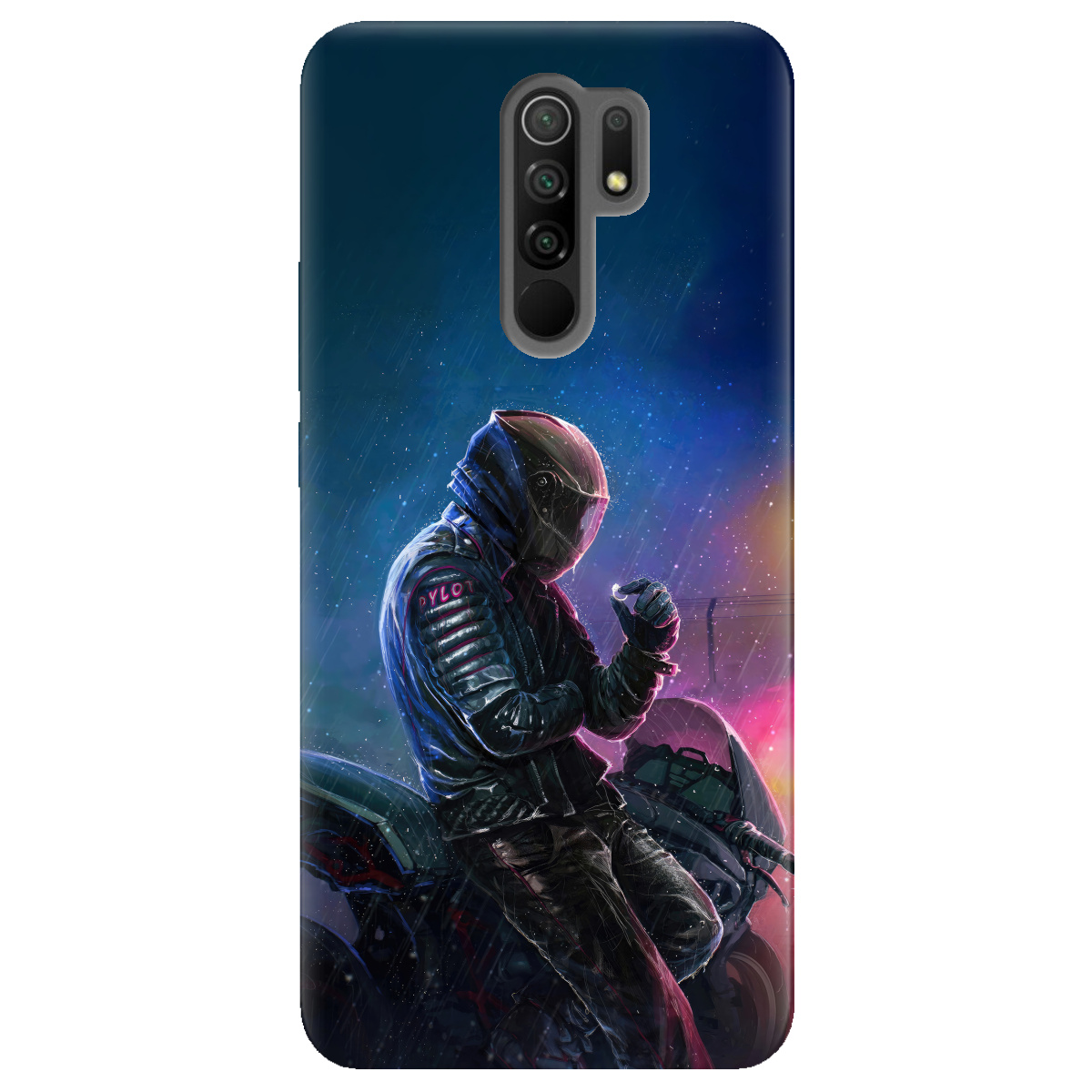 Чехол для Xiaomi Redmi 9 Душа байкера - фото 1 Чехол для Xiaomi Redmi 9 Душа байкера - фото 1 - Чехлы для телефонов