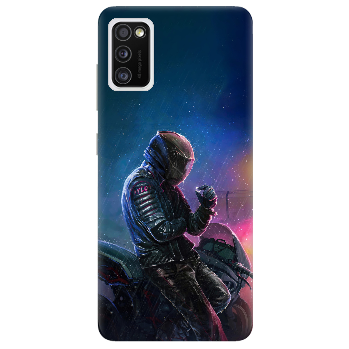 Чехол для Samsung Galaxy A41 Душа байкера - фото 1 Чехол для Samsung Galaxy A41 Душа байкера - фото 1 - Чехлы для телефонов