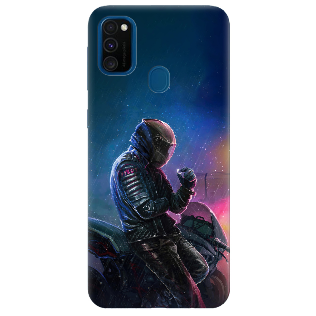 Чохол для Samsung Galaxy M21 Душа байкера - фото 1 Чохол для Samsung Galaxy M21 Душа байкера - фото 1 - Чохли для телефонів