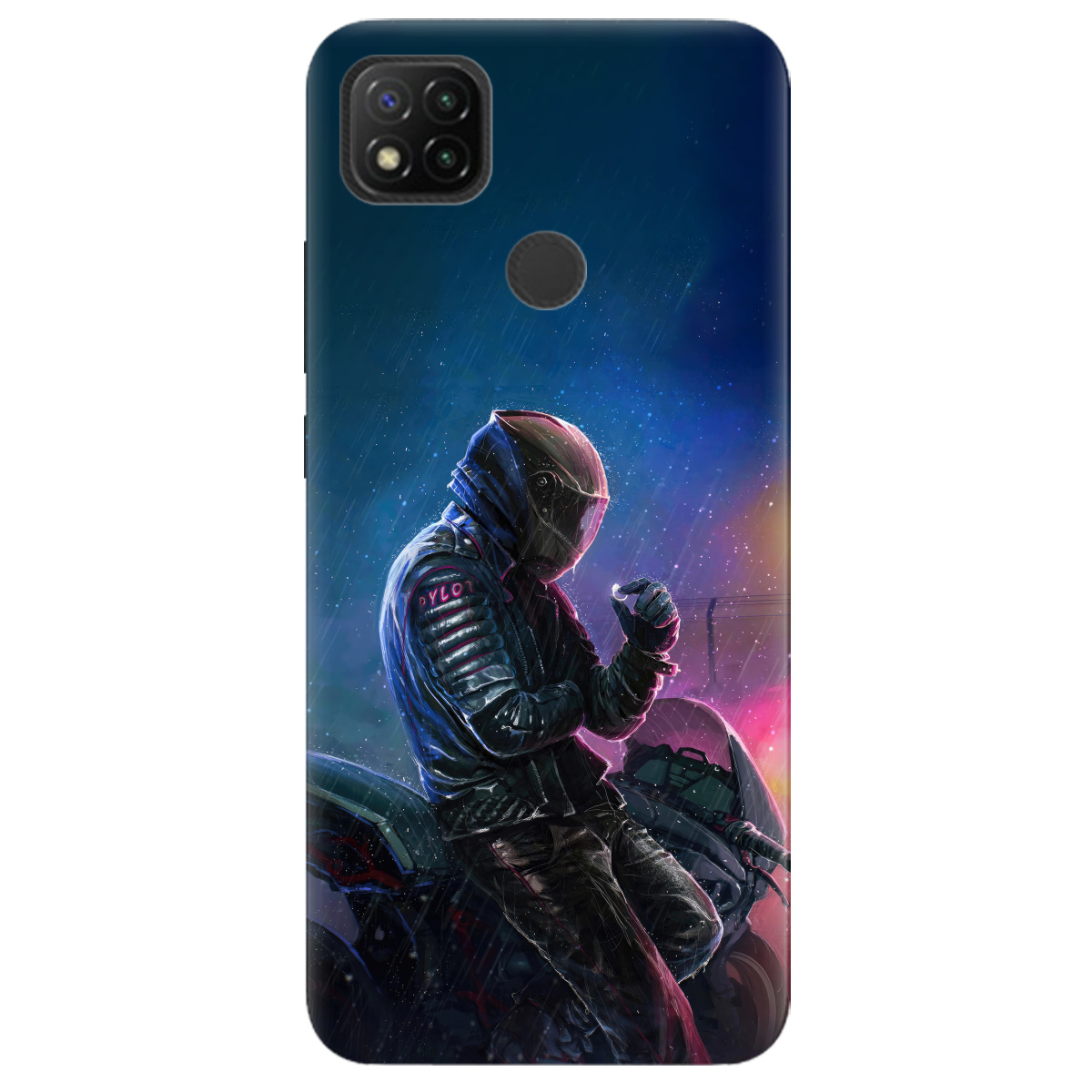 Чехол для Xiaomi Redmi 9C Душа байкера - фото 1 - Чехлы для телефонов